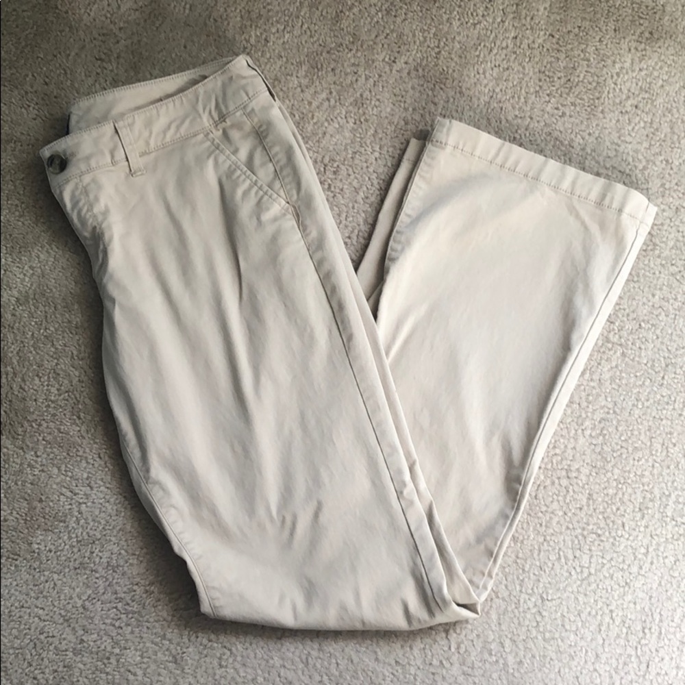 American Eagle Kick Boot Stretch Khakis